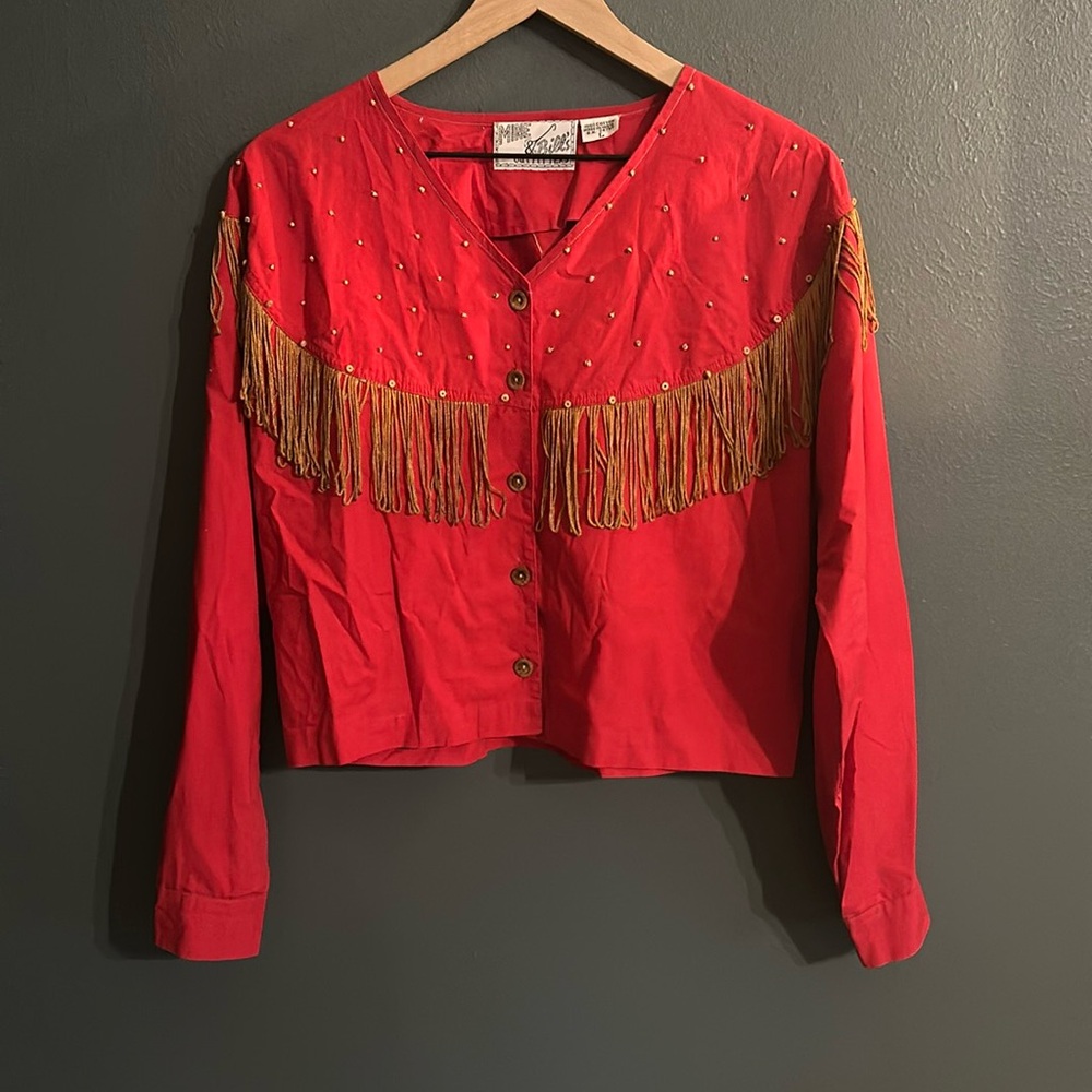 “Mine & Bill’s Outfitters” western shirt women’s Large